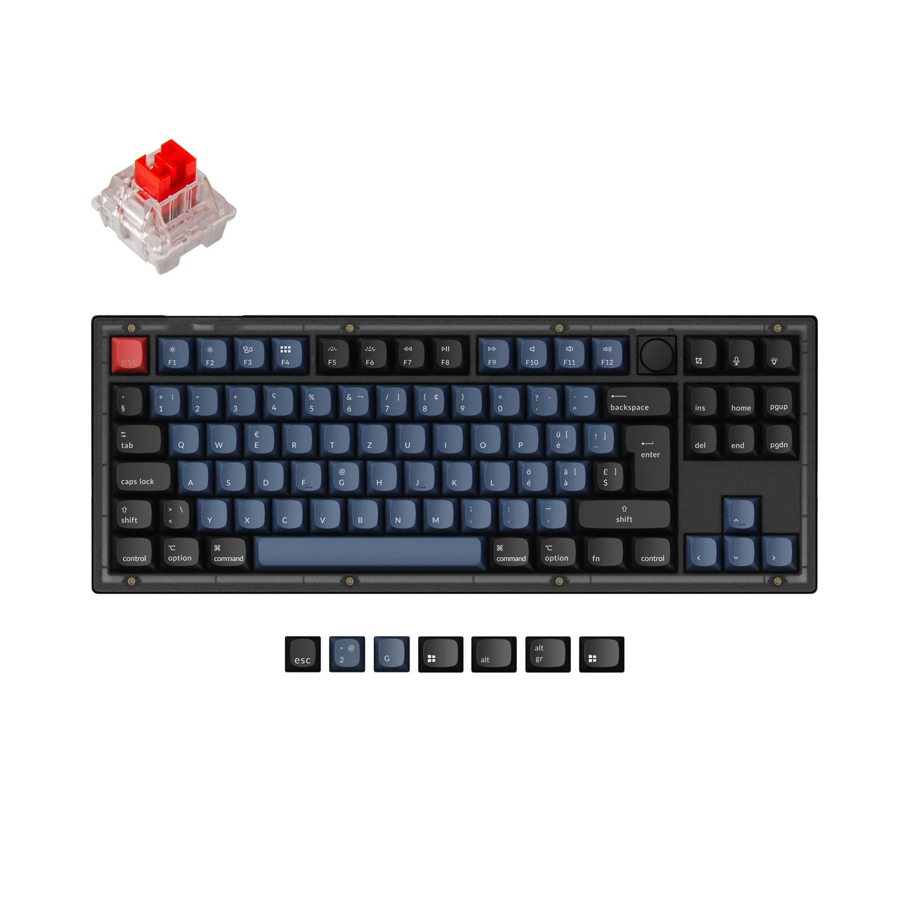 Keychron V3 QMK Custom Mechanical Keyboard ISO Layout Collection - Image 3