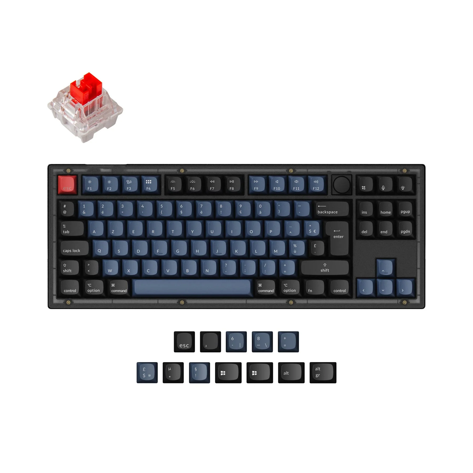 Keychron V3 QMK Custom Mechanical Keyboard ISO Layout Collection - Image 9