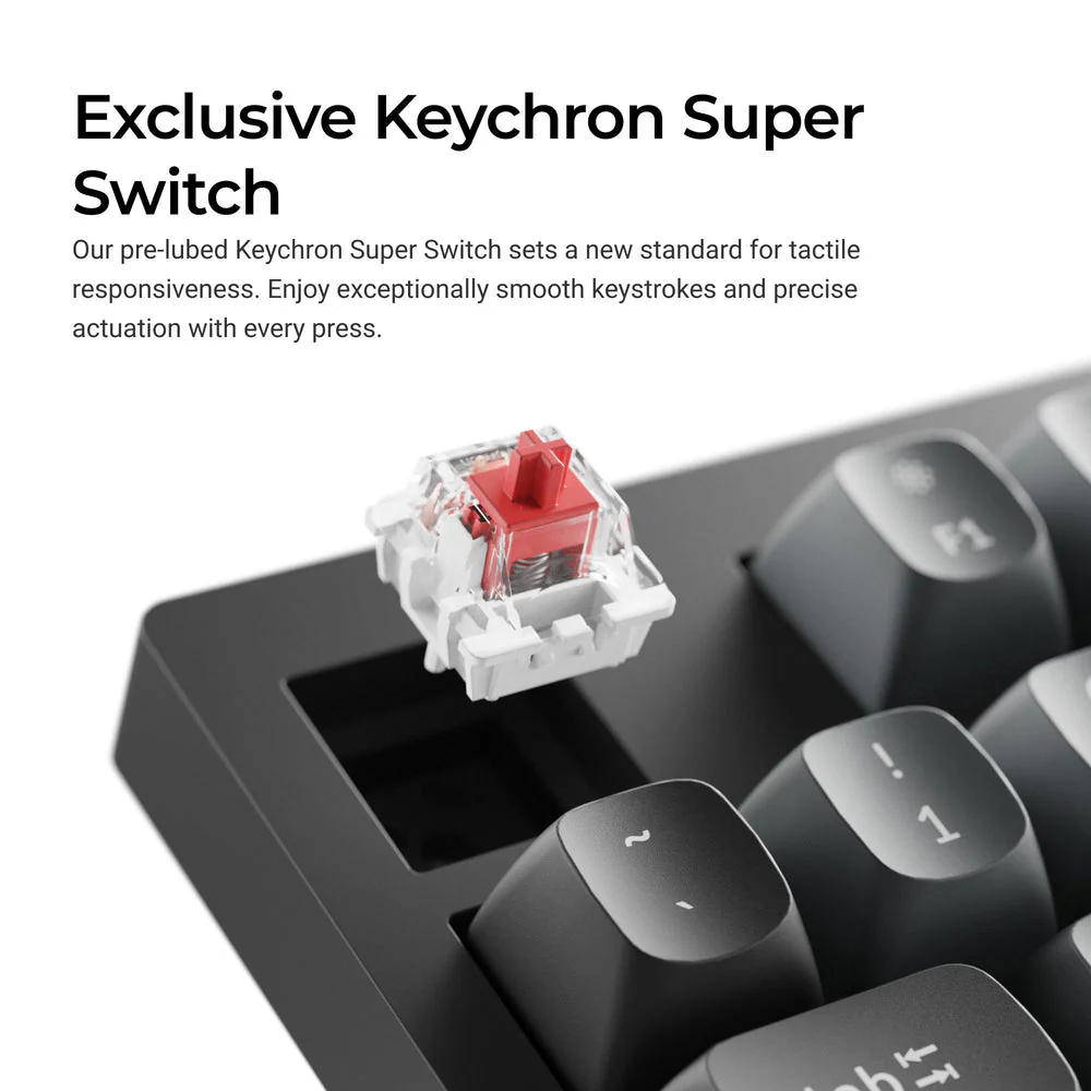Keychron V5 8K QMK Wired Custom Mechanical Keyboard (US ANSI Layout) - Image 2