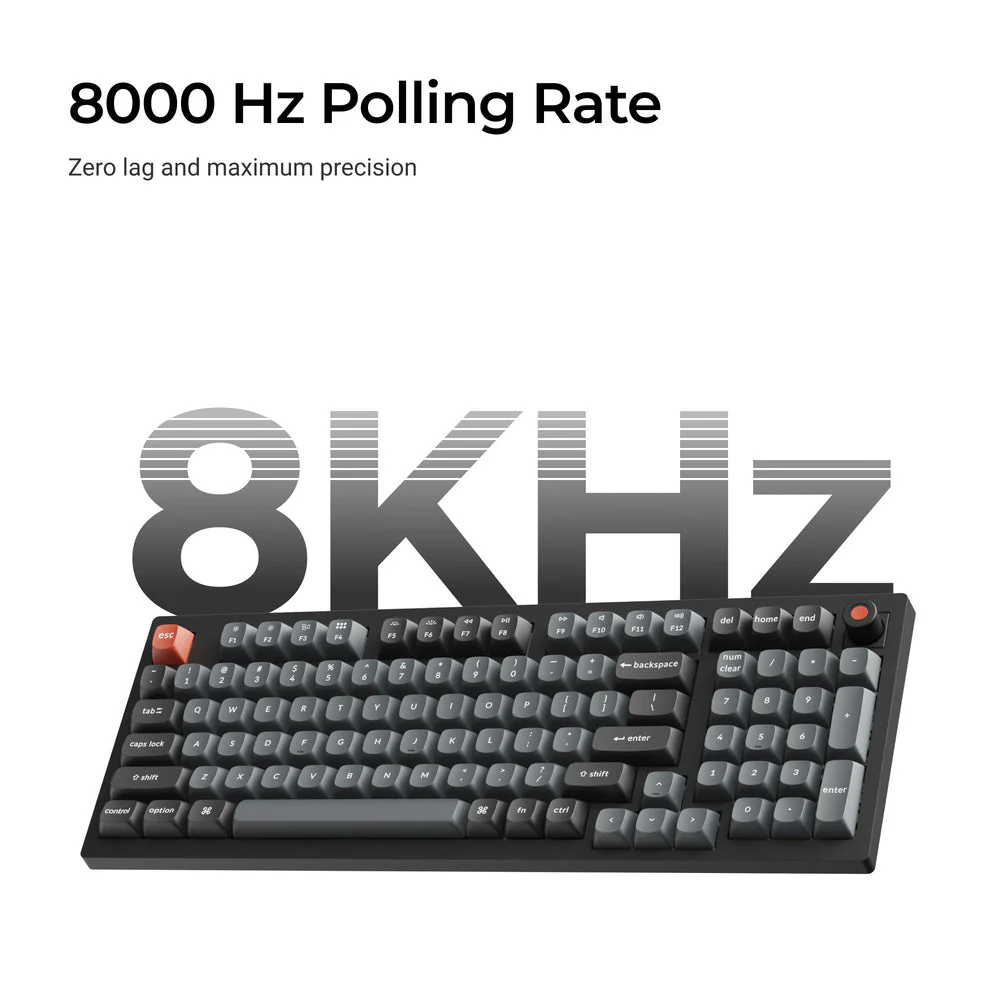 Keychron V5 8K QMK Wired Custom Mechanical Keyboard (US ANSI Layout) - Image 3