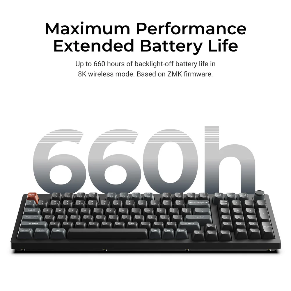 Keychron V5 Ultra 8K Wireless Custom Mechanical Keyboard (US ANSI Layout) - Image 4