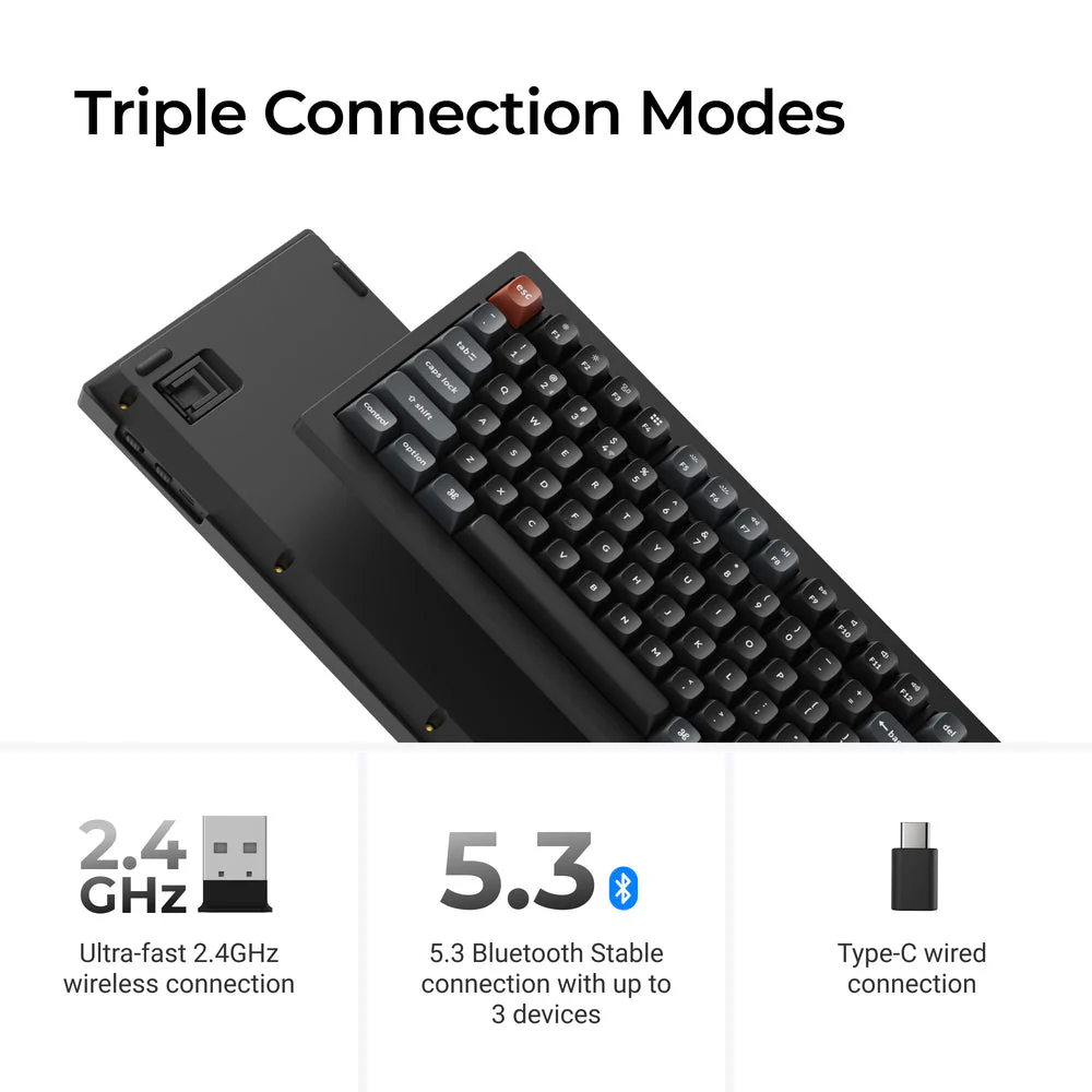 Keychron V5 Ultra 8K Wireless Custom Mechanical Keyboard (US ANSI Layout) - Image 8