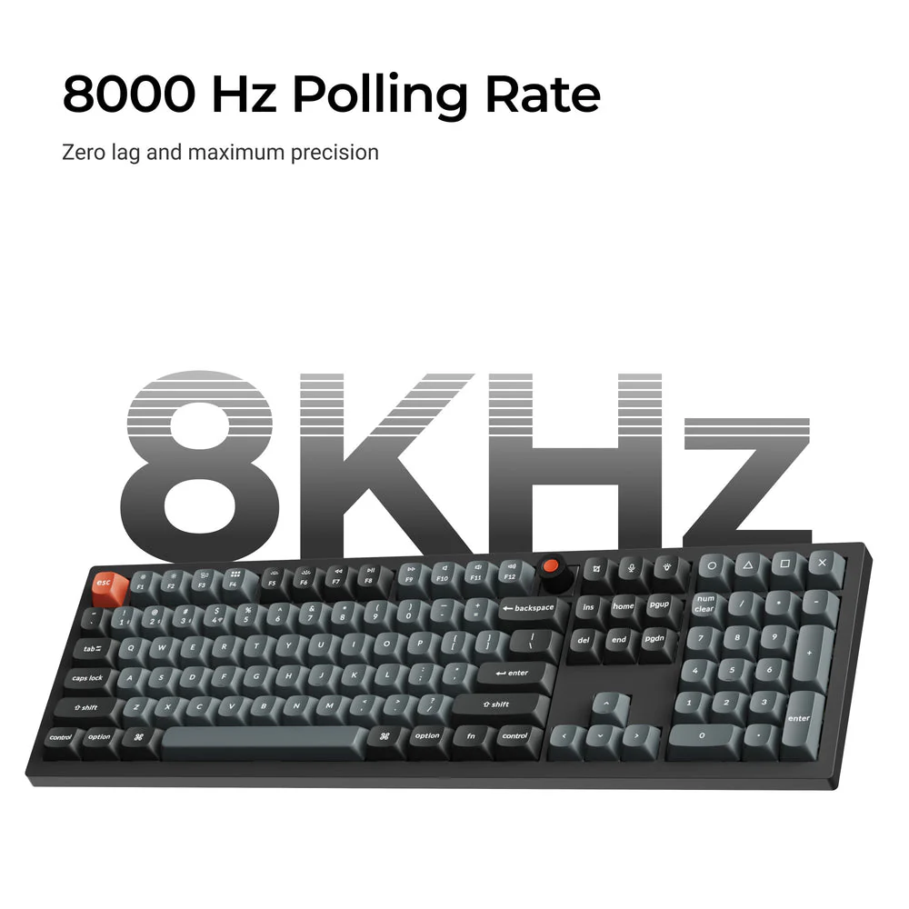 Keychron V6 8K QMK Wired Custom Mechanical Keyboard (US ANSI Layout) - Image 3