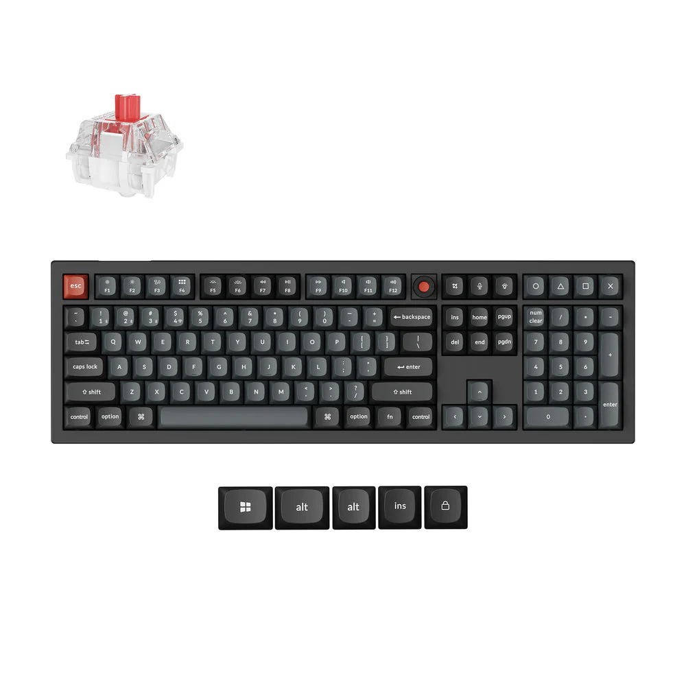 Keychron V6 8K QMK Wired Custom Mechanical Keyboard (US ANSI Layout) - Image 6