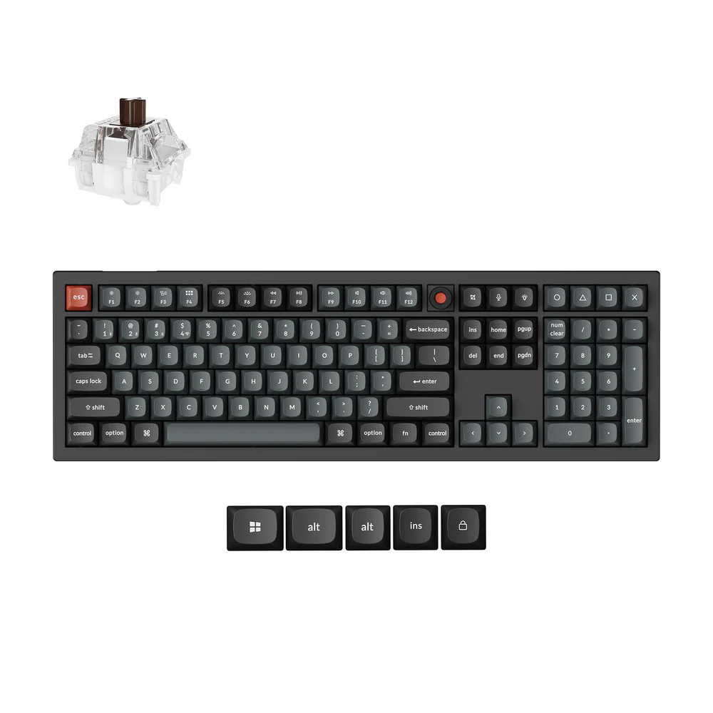 Keychron V6 8K QMK Wired Custom Mechanical Keyboard (US ANSI Layout) - Image 7