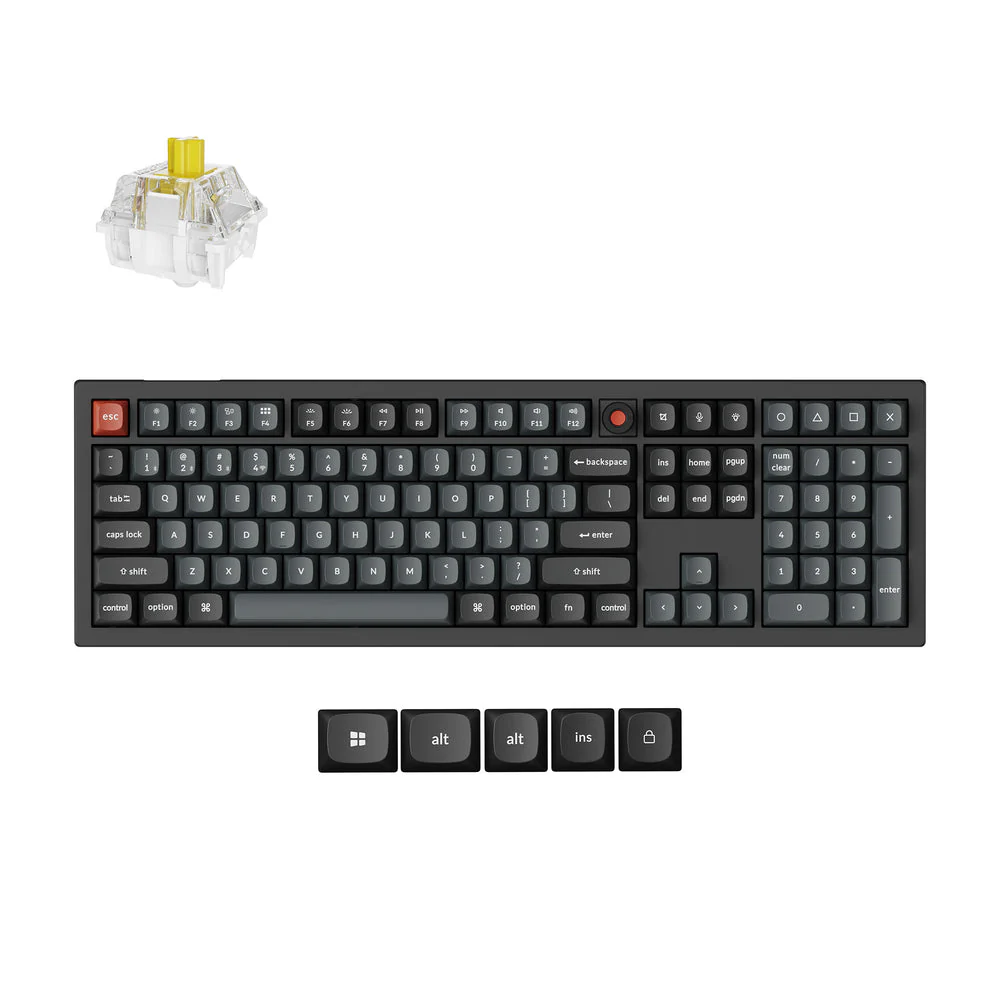 Keychron V6 8K QMK Wired Custom Mechanical Keyboard (US ANSI Layout) - Image 8