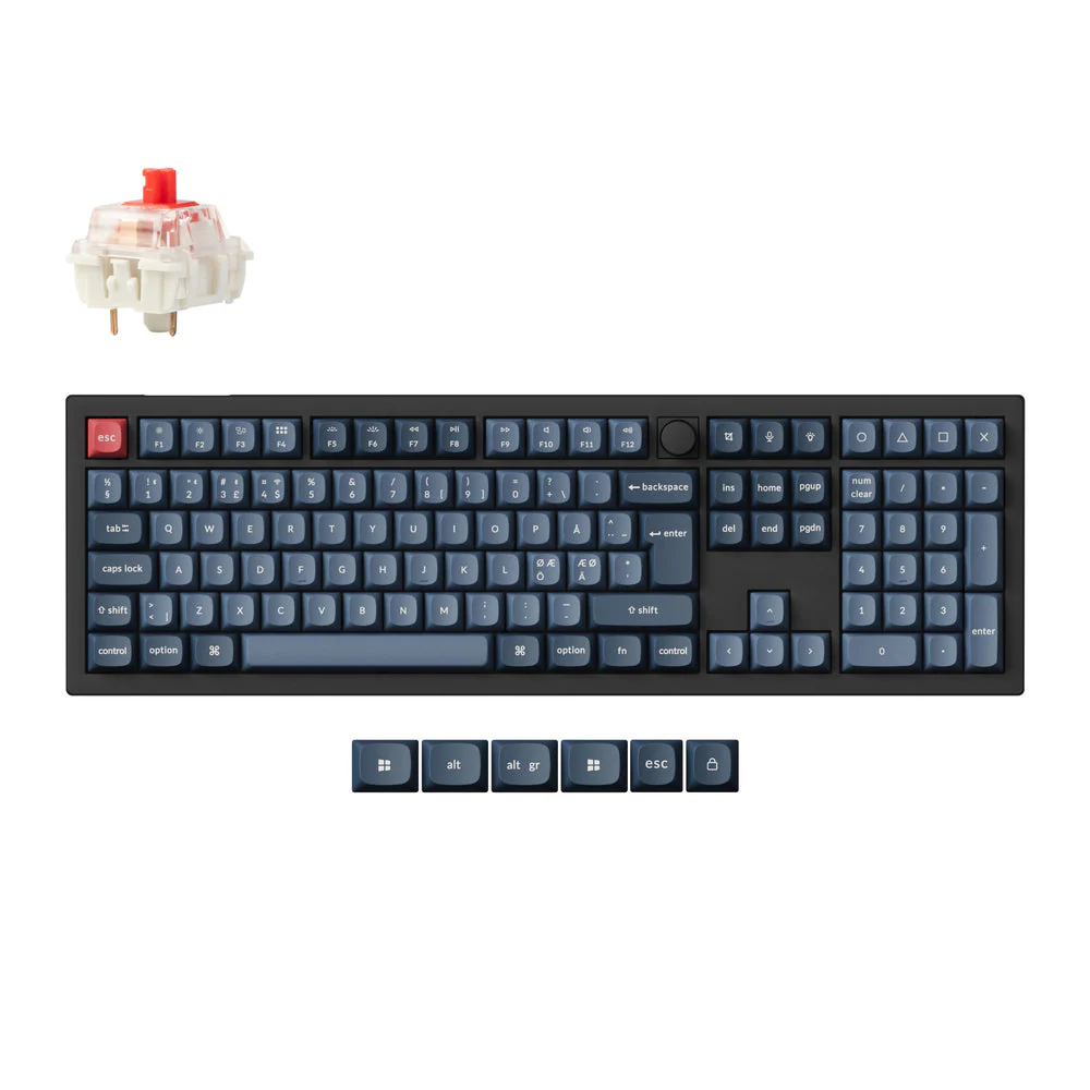 Keychron V6 Max QMK Wireless Custom Mechanical Keyboard ISO Layout Collection - Image 10
