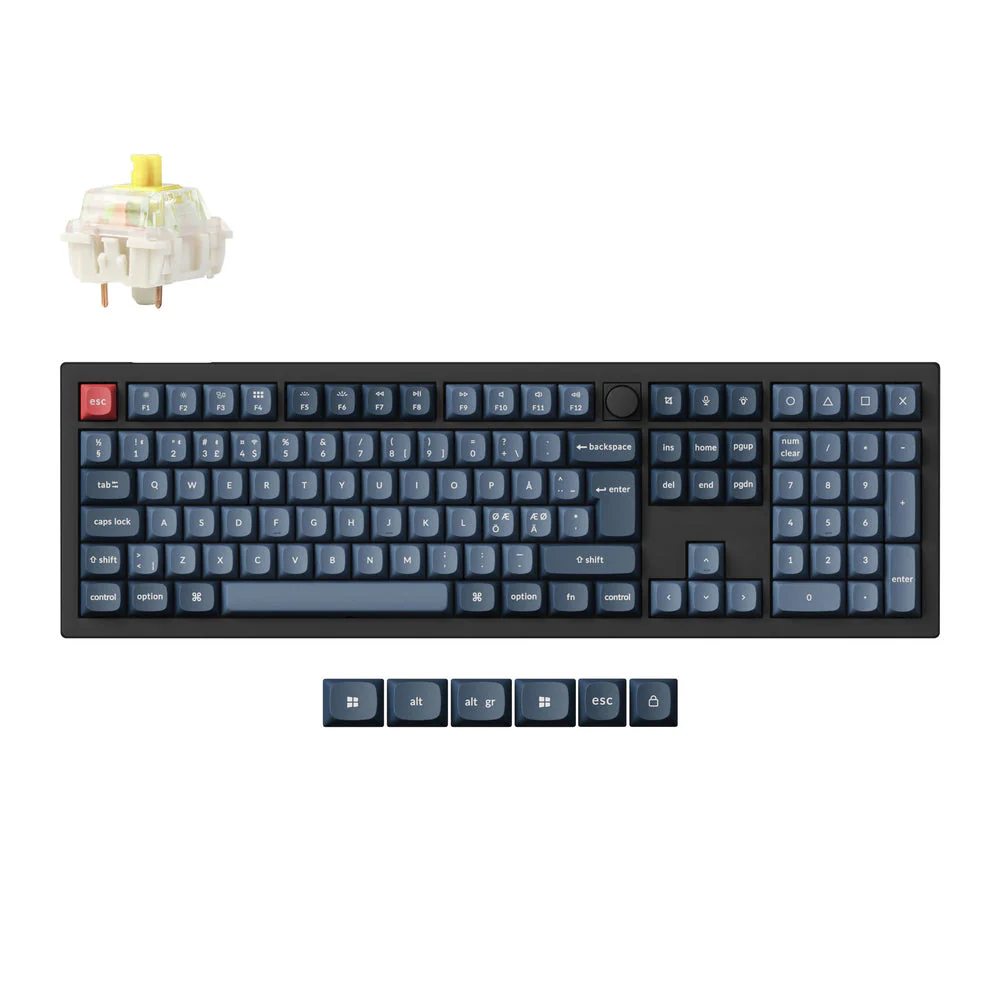 Keychron V6 Max QMK Wireless Custom Mechanical Keyboard ISO Layout Collection - Image 12