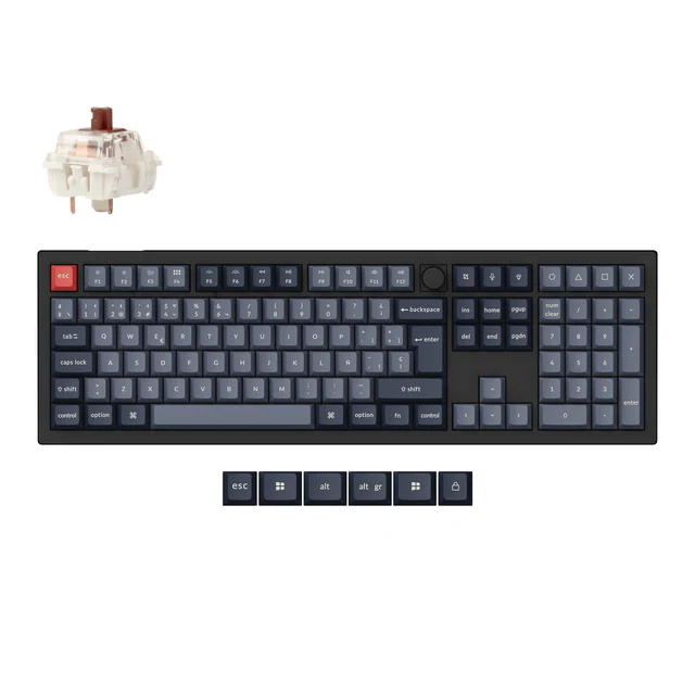 Keychron V6 Max QMK Wireless Custom Mechanical Keyboard ISO Layout Collection - Image 27