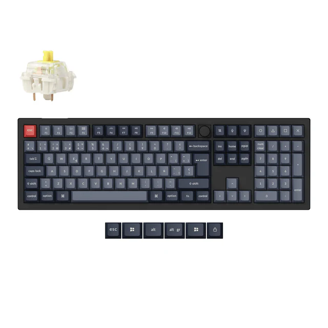 Keychron V6 Max QMK Wireless Custom Mechanical Keyboard ISO Layout Collection - Image 28