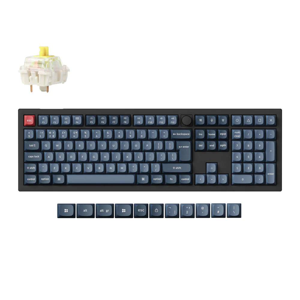 Keychron V6 Max QMK Wireless Custom Mechanical Keyboard ISO Layout Collection - Image 3