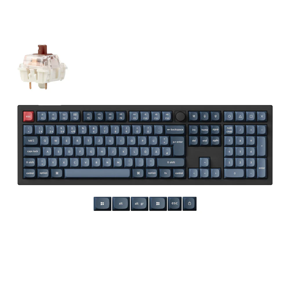 Keychron V6 Max QMK Wireless Custom Mechanical Keyboard ISO Layout Collection - Image 5