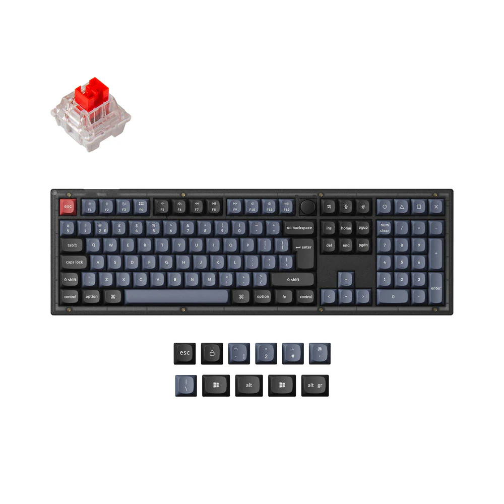 Keychron V6 QMK Custom Mechanical Keyboard ISO Layout Collection - Image 15