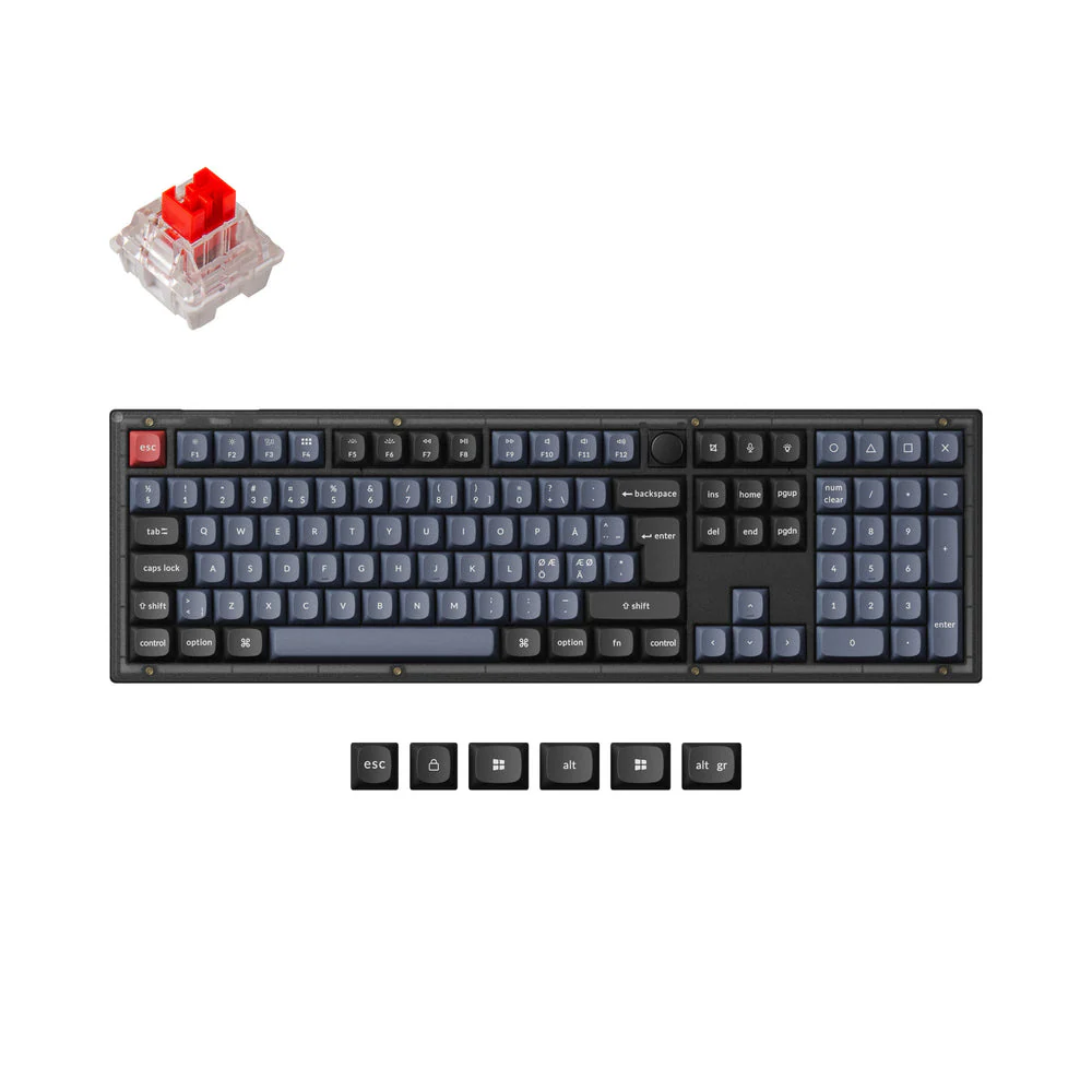 Keychron V6 QMK Custom Mechanical Keyboard ISO Layout Collection - Image 19