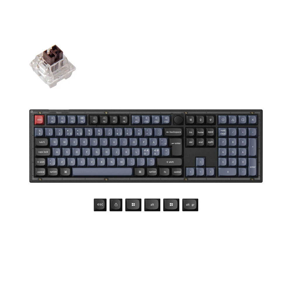 Keychron V6 QMK Custom Mechanical Keyboard ISO Layout Collection - Image 20