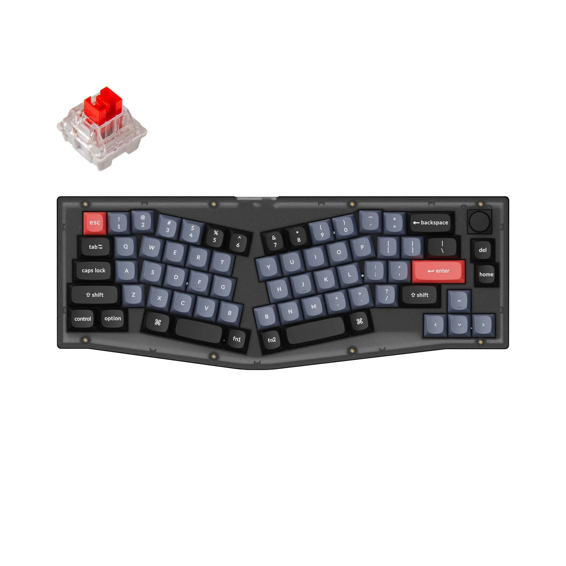 Keychron V8 (Alice Layout) QMK Custom Mechanical Keyboard (US ANSI Layout) - Image 4