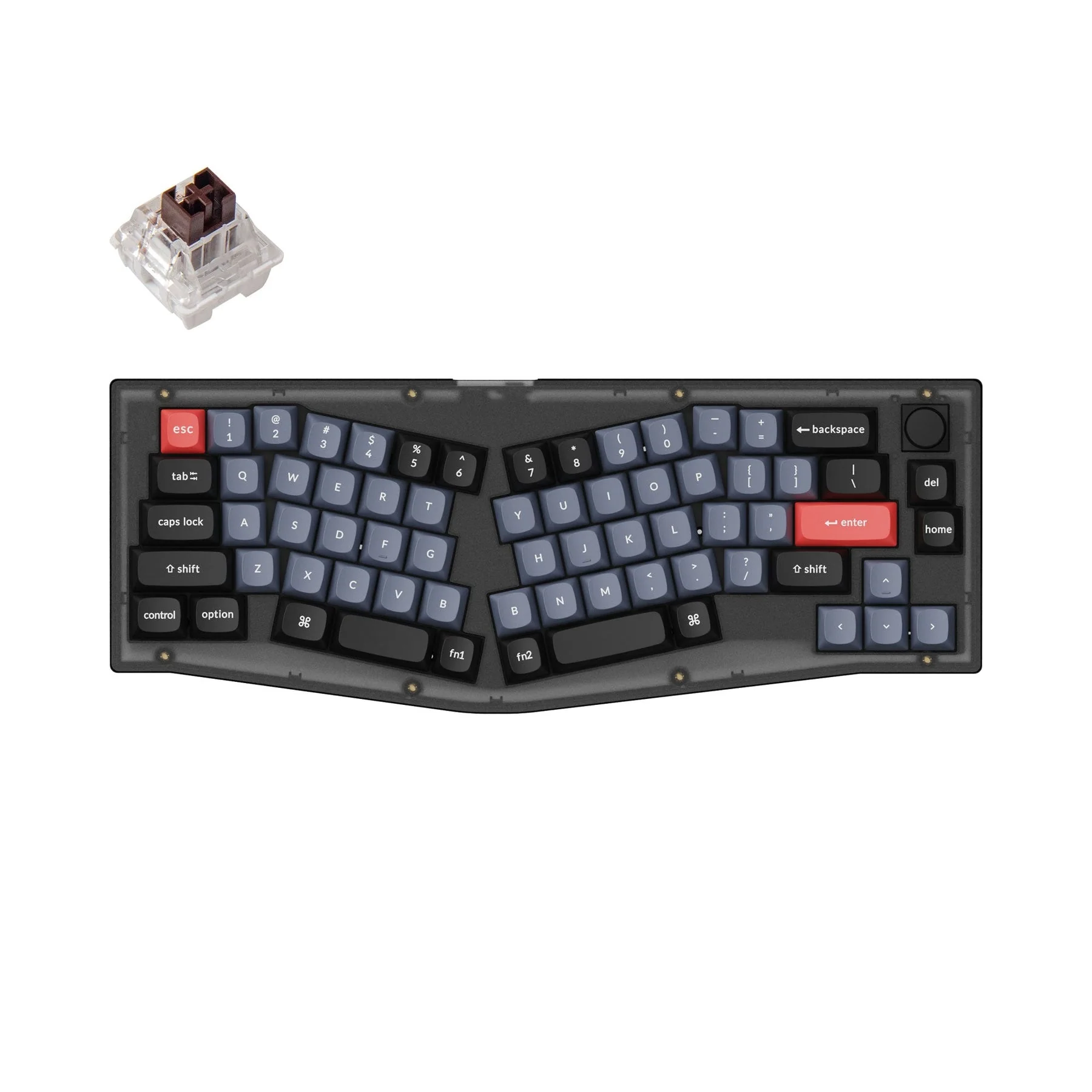 Keychron V8 (Alice Layout) QMK Custom Mechanical Keyboard (US ANSI Layout) - Image 6