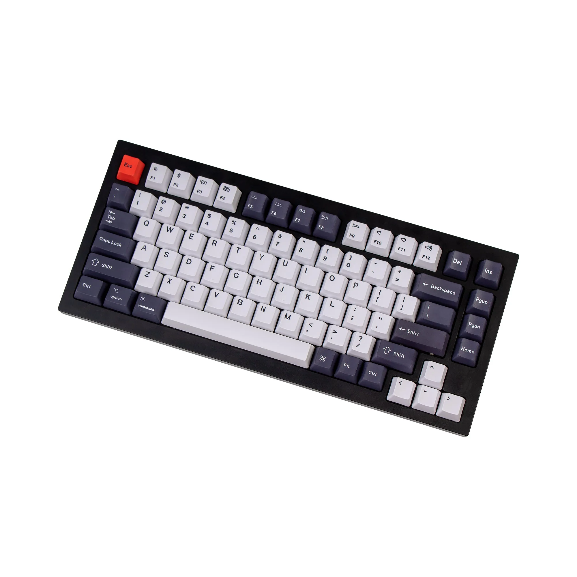 OEM Dye-Sub PBT Keycap Set - Bluish Black White - Image 6
